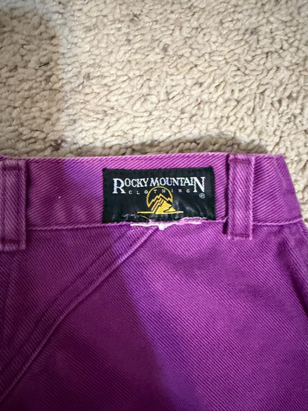 Vintage Women's Rockies Purple Jeans Bareback Size 23 L 34 - Picture 9 of 9